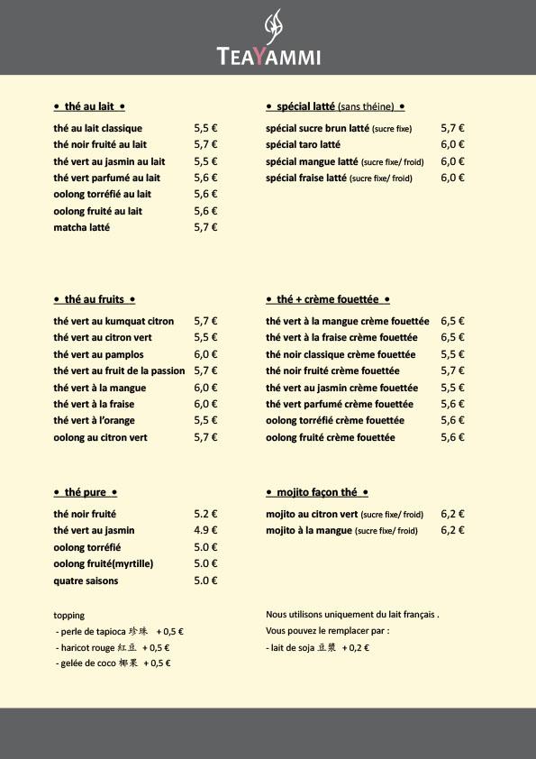 TeaYammi - Menu Image 4